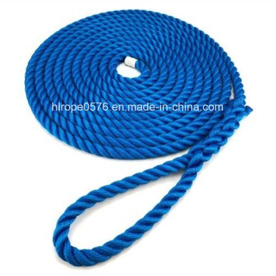 3 Strands 16mm Royal Blue Softline Multifilament Mooring Rope - Buy ...