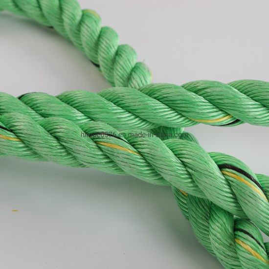 3 Strand Green PP Rope Polypropylene Rope for Marine