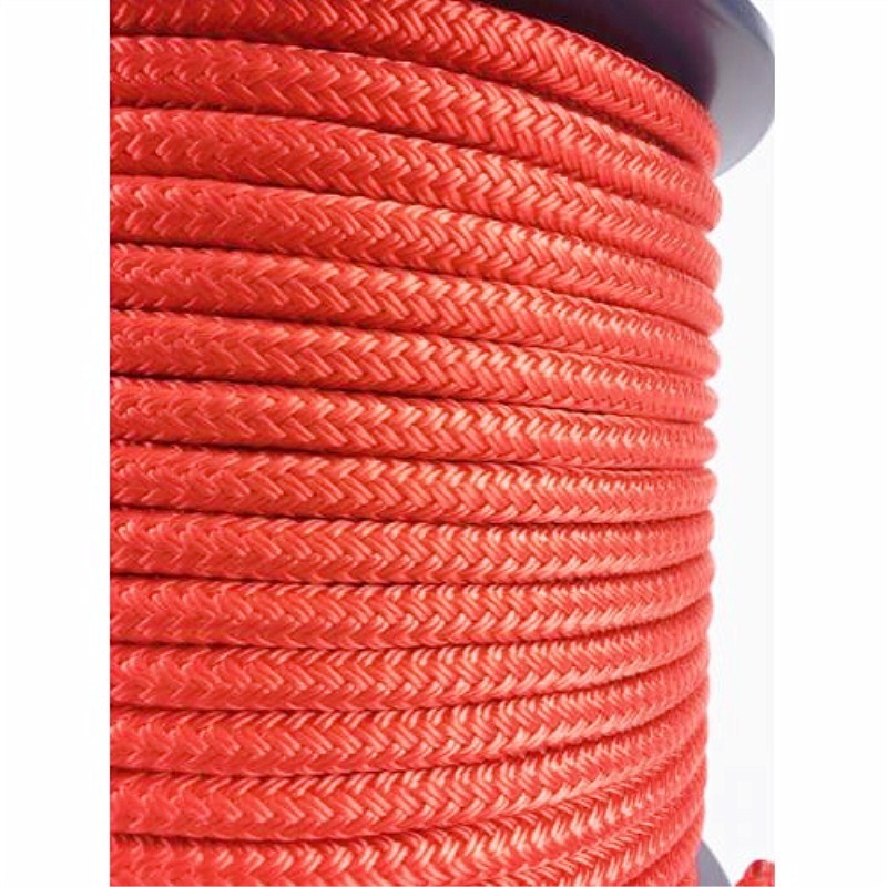 12mm Red Double Braid Polyester Rope on a Reel 100 Metres Buy Twist