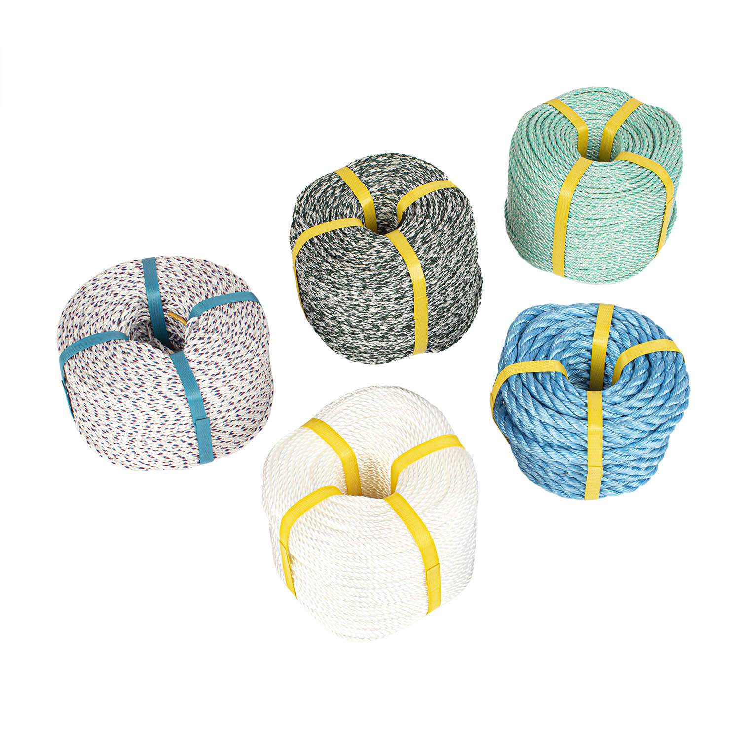 3strand Twist PE Colored Rope in Coil Buy Fishing Rope, Twist