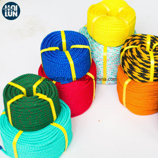 3 Strand PP Rope PE Rope for Mooring and Fishing