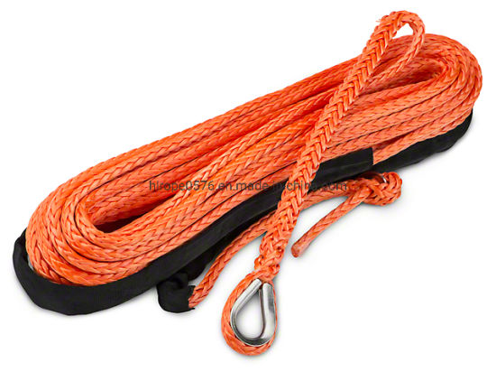High Quality 12 Strand Hmpe/Hmwpe Rope Winch Rope