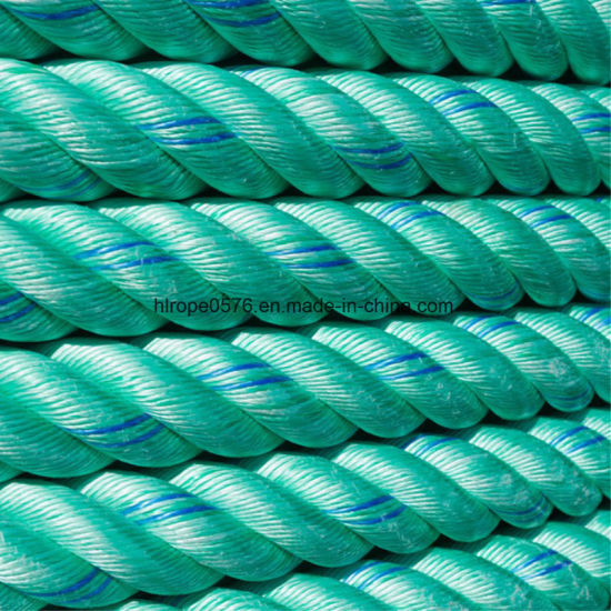 3 Strand Green PP Rope Marine Rope Fishing Rope