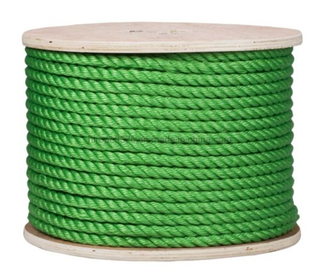 4 Strand Green 200m Length Per Roll Polypropylene Rope