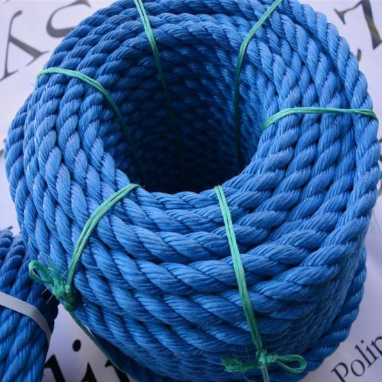 Blue 3 Strand PP Rope Marine Rope Boat Rope Fishing Rope - Buy ...