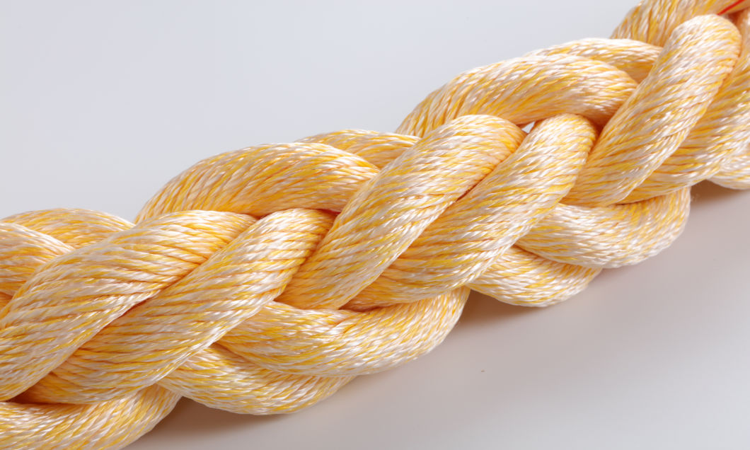 8 Strand White Yellow Polypropylene&Polyester Mixed Rope Buy Braided Rope, Hawser, Mooring