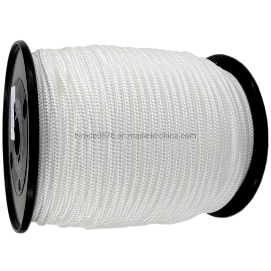 4mm 8-Ply White Braided Polyester Cord X 200m