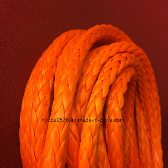 12 Strands UHMWPE Rope with Splice Eyes Both Ends