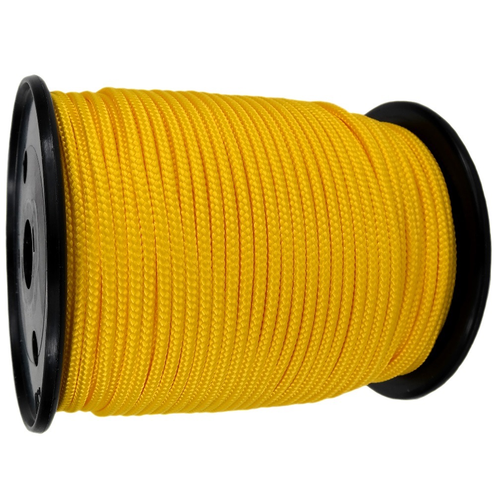 4mm Yellow Polyester Braided Polypropylene Multicord X 200m - Buy Twist 