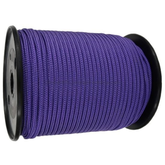 6mm Purple Polyester Braided Polypropylene Multicord Rope