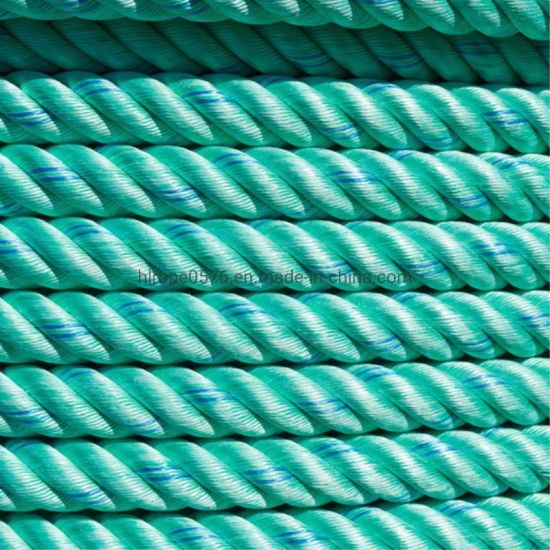 Factory Green PP Rope Polypropylene Rope for Fishing and Mooring.