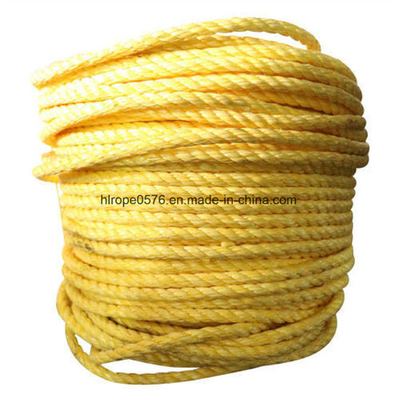 3 Strand 16mm PP Rope Core Yellow Fishing Rope