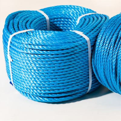 Factory Wholesale 3strand Blue PP Rope Polypropylene Rope Marine Rope for Fishing and Mooring