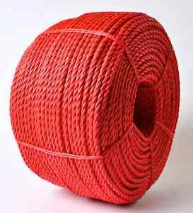 3 Strand Red PP Rope Polypropylene Rope for Mooring