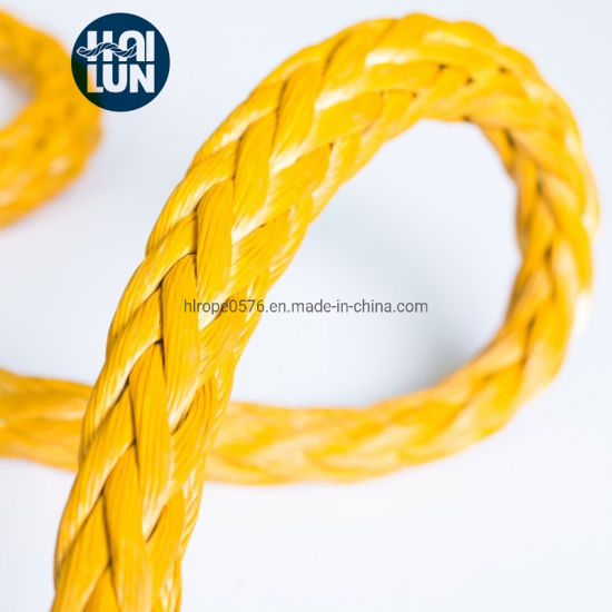 12 Strand Synthetic UHMWPE/Hmpe Hmwpe Rope Marine Rope for Mooring