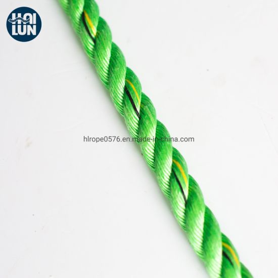 Colorful 3strand PP Rope Polypropylene Rope Marine Rope for Fishing and Mooring