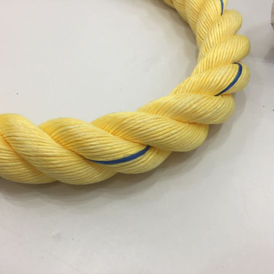 Hight Qualilty PP 3 Strand Combination Rope for Trawling/Mooring/Security Work